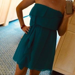BCBGeneration strapless ruffle dress